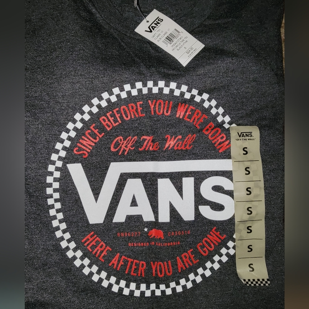 *NEW* Men's Vans Circle Time Tee Size Small